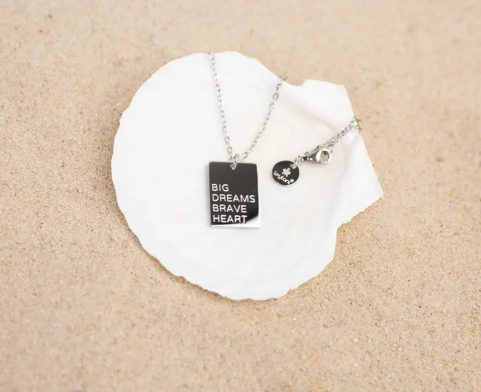 empowerment kette "big dreams brave heart"